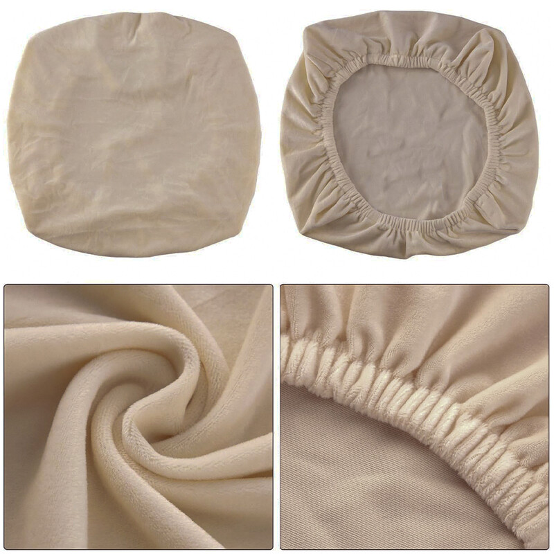 Huse pentru scaune din catifea super moale, culori simple Huse pentru scaune elastice pentru sufragerie Protector detașabil pentru mobilier din spandex pentru restaurant