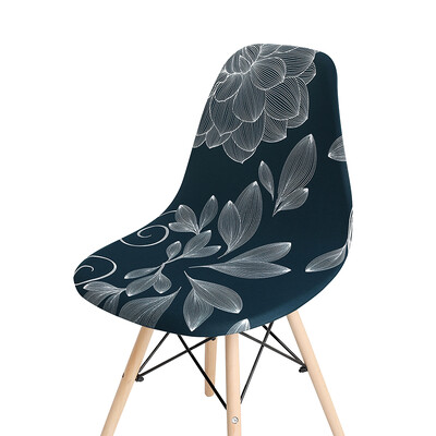 Husă pentru scaun cu carcasă elastică, spandex elastic, husă pentru scaun moale, ieftină, pentru birou, bucătărie, sufragerie, detașabilă