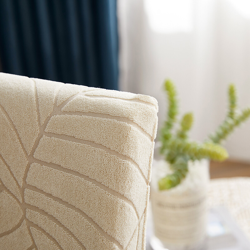 Elastne söögitooli kate Paks Jacquard-spandexist tooli kate söögitoa jaoks libisemisvastane köögi tooli kate 1/4/6/8 tükki