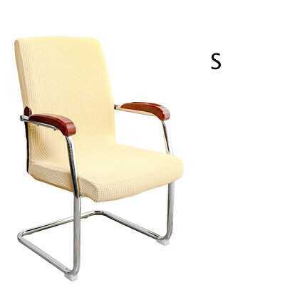 S/M/L Κάλυμμα καρέκλας υπολογιστή γραφείου 11 χρωμάτων Αδιάβροχη, παχιά θήκη καρέκλας Spandex Φιλική προς το δέρμα Πτυσσόμενο ελαστικό αφαιρούμενο κάλυμμα