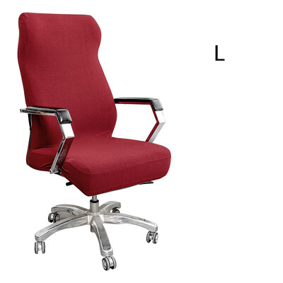 S/M/L Κάλυμμα καρέκλας υπολογιστή γραφείου 11 χρωμάτων Αδιάβροχη, παχιά θήκη καρέκλας Spandex Φιλική προς το δέρμα Πτυσσόμενο ελαστικό αφαιρούμενο κάλυμμα