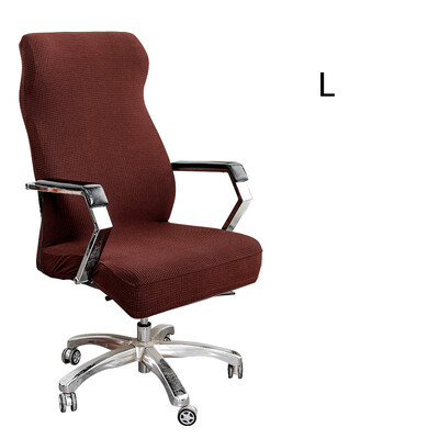 S/M/L Κάλυμμα καρέκλας υπολογιστή γραφείου 11 χρωμάτων Αδιάβροχη, παχιά θήκη καρέκλας Spandex Φιλική προς το δέρμα Πτυσσόμενο ελαστικό αφαιρούμενο κάλυμμα