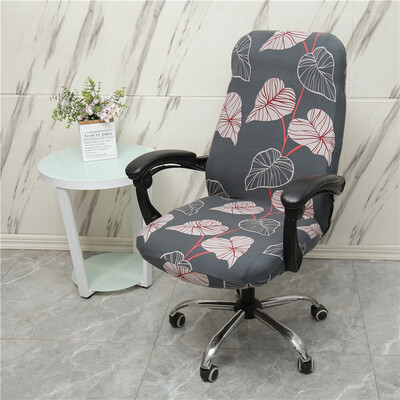 Husa scaun braț computer nou stil de imprimare retro cu elasticitate înaltă spandex ML husă scaun pentru birou acasă