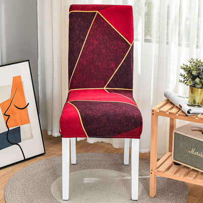 Spandex Κάλυμμα καρέκλας Stretch Home Τραπεζαρία Ελαστικό Floral Print Καλύμματα Καρέκλας Πολυλειτουργικό Spandex Ελαστικό πανί γενικού μεγέθους