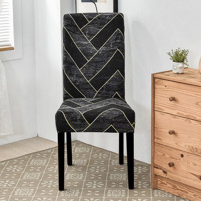 Spandex Κάλυμμα καρέκλας Stretch Home Τραπεζαρία Ελαστικό Floral Print Καλύμματα Καρέκλας Πολυλειτουργικό Spandex Ελαστικό πανί γενικού μεγέθους