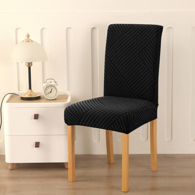 1/4/6-osaline toolikate Jacquard söögituba spandex elastne veniv kate toolidele Köök Hotell Bankett Kodu Jõulud
