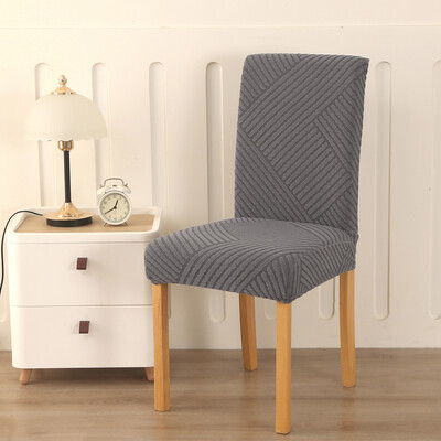 1/4/6-osaline toolikate Jacquard söögituba spandex elastne veniv kate toolidele Köök Hotell Bankett Kodu Jõulud