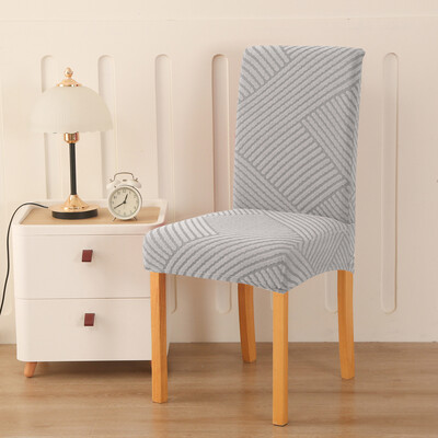 1/4/6-osaline toolikate Jacquard söögituba spandex elastne veniv kate toolidele Köök Hotell Bankett Kodu Jõulud