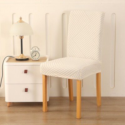 1/4/6-osaline toolikate Jacquard söögituba spandex elastne veniv kate toolidele Köök Hotell Bankett Kodu Jõulud