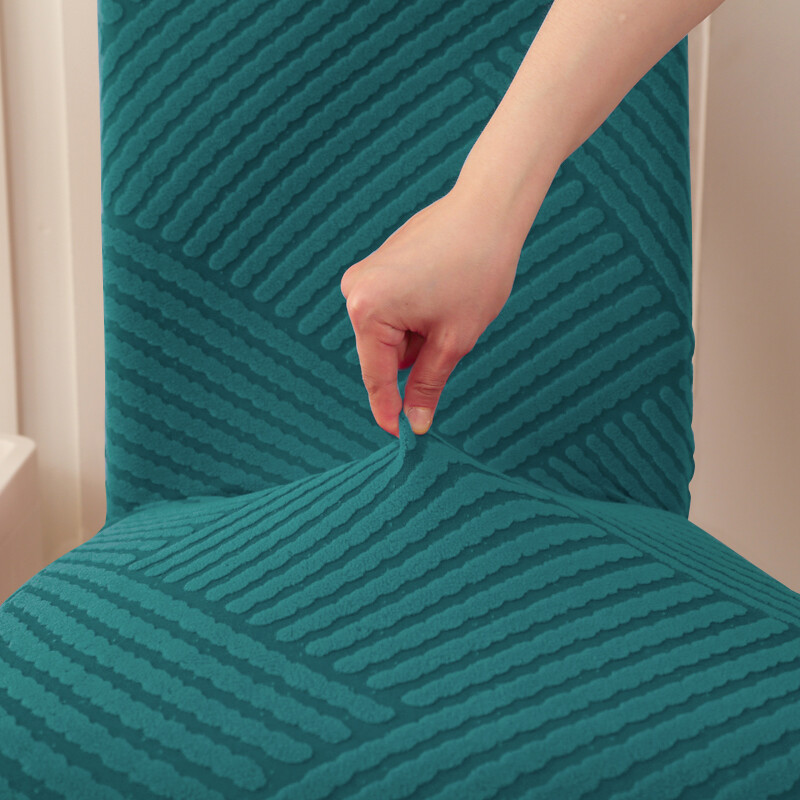 1/4/6-osaline toolikate Jacquard söögituba spandex elastne veniv kate toolidele Köök Hotell Bankett Kodu Jõulud