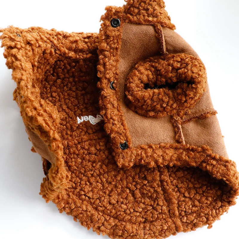 Soe talvine koerte kapuuts, mantel jakk fliis sees kassi kutsika lemmiklooma riided riided koerte komplektid