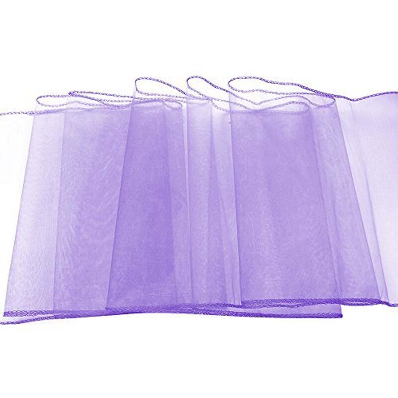 10 buc/lot Cercete pentru scaune din organza roz, decorare pentru scaune de nunta, panglici, cravate, fundita pentru acoperire, banchet, petrecere, eveniment, verde menta