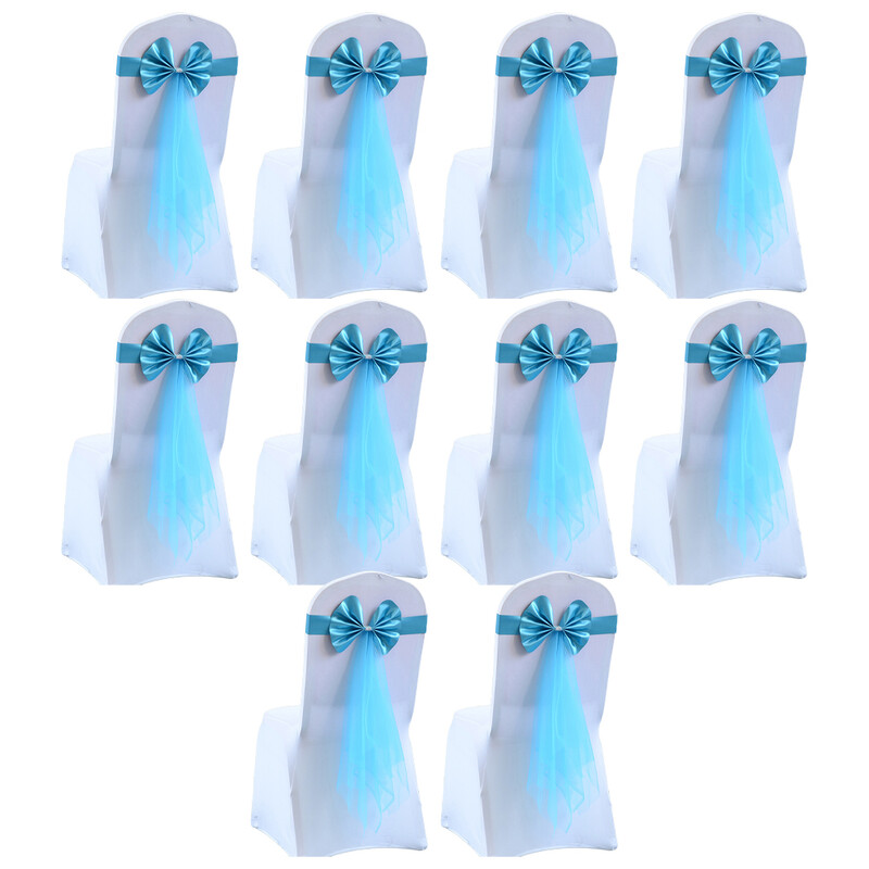 10 buc. caneluri pentru scaune cu noduri benzi pentru scaune pentru nunta, petrecere, banchet, eveniment, nunta, scaun, decorare, textile pentru casa