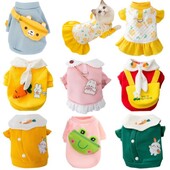 Zimska topla odjeća za pse slatke majice s kapuljačom za pse Puppy Outfit za pse Mops Chihuahua pulover za psa Polo majica Mačka Kaput Kostim za psa Haljina