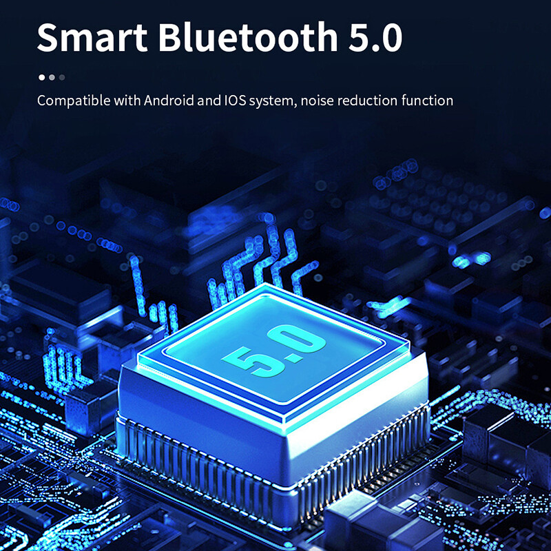 Transmițător FM Bluetooth 5.0 pentru mașină Receptor audio wireless Mâini libere Player MP3 QC3.0 Încărcător rapid USB dublu Accesorii auto