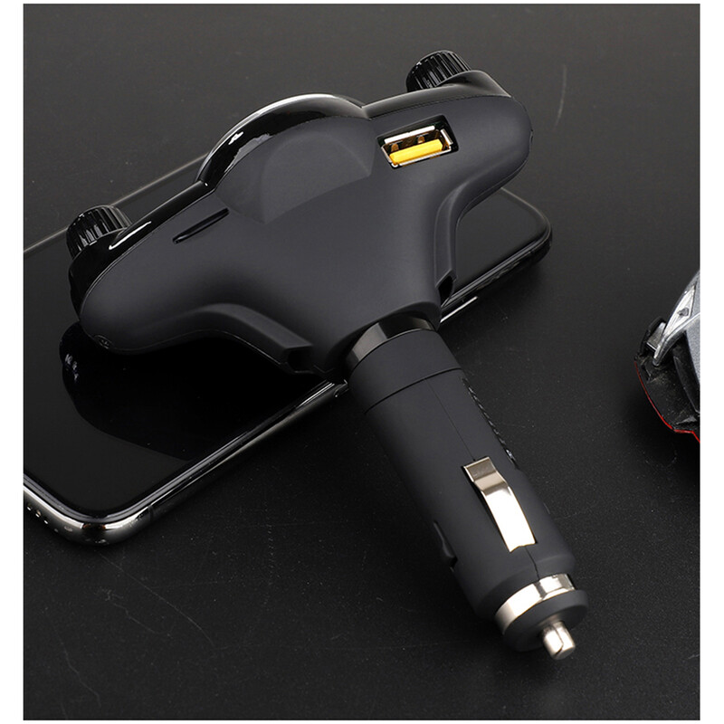 Transmițător FM LOLOAGO Audio AUX fără fir Player MP3 pentru mașină Afișaj de 1,3 inci Încărcător auto USB Mâini libere Kit auto compatibil Bluetooth