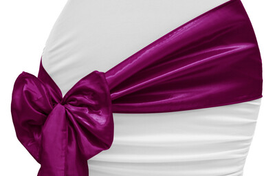 10PCS Vjenčane dekoracije Satenska leptir leptir za stolice za svadbene događaje Banket Dekoracija navlake za blagovaonicu