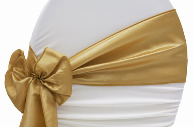 10PCS Vjenčane dekoracije Satenska leptir leptir za stolice za svadbene događaje Banket Dekoracija navlake za blagovaonicu