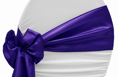 10PCS Vjenčane dekoracije Satenska leptir leptir za stolice za svadbene događaje Banket Dekoracija navlake za blagovaonicu