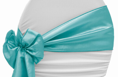 10PCS Vjenčane dekoracije Satenska leptir leptir za stolice za svadbene događaje Banket Dekoracija navlake za blagovaonicu