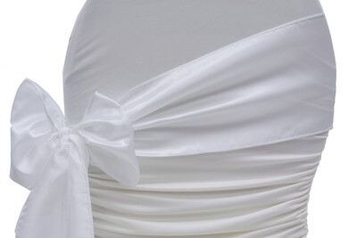 10PCS Vjenčane dekoracije Satenska leptir leptir za stolice za svadbene događaje Banket Dekoracija navlake za blagovaonicu