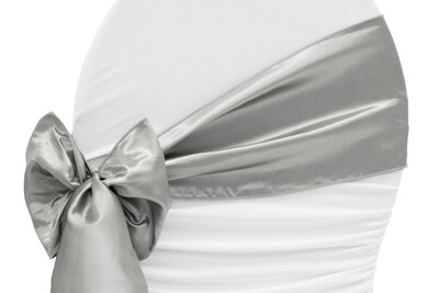 10PCS Vjenčane dekoracije Satenska leptir leptir za stolice za svadbene događaje Banket Dekoracija navlake za blagovaonicu