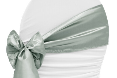 10PCS Vjenčane dekoracije Satenska leptir leptir za stolice za svadbene događaje Banket Dekoracija navlake za blagovaonicu