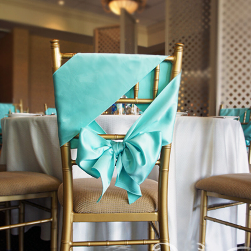 10PCS Vjenčane dekoracije Satenska leptir leptir za stolice za svadbene događaje Banket Dekoracija navlake za blagovaonicu