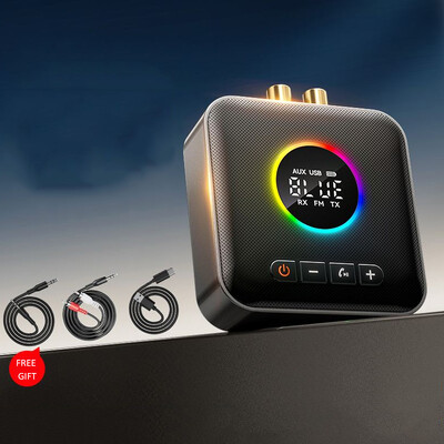 3 u 1 Bluetooth 5.4 odašiljač Prijemnik FM modulator odašiljač 3.5 MM AUX Type-C Multi-point sučelje Hifi glazba CD-kvalitete