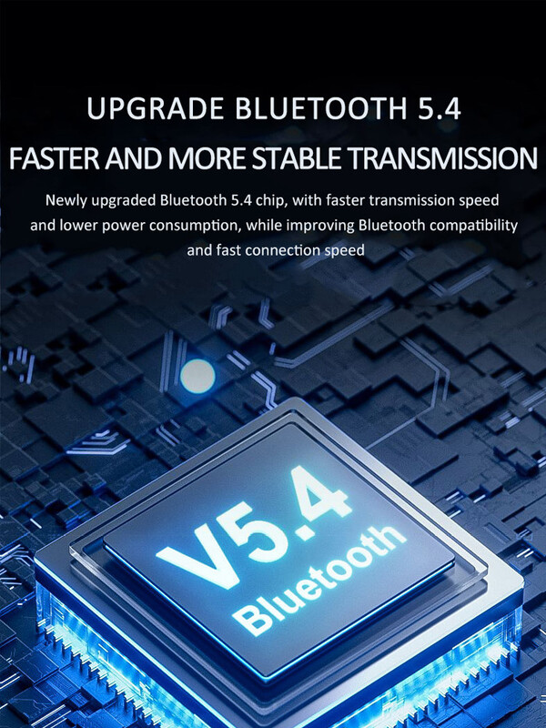 3 u 1 Bluetooth 5.4 odašiljač Prijemnik FM modulator odašiljač 3.5 MM AUX Type-C Multi-point sučelje Hifi glazba CD-kvalitete