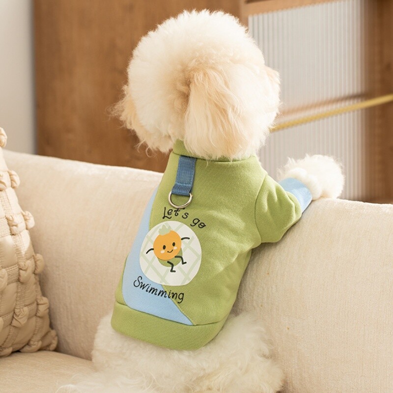 Slatka odjeća za pse Jesenska majica s kapuljačom za pse s modnim printom Puppy Sweatshirt Meka topla majica s kapuljačom za mačke Puloveri za kućne ljubimce Odjeća za pse čivave