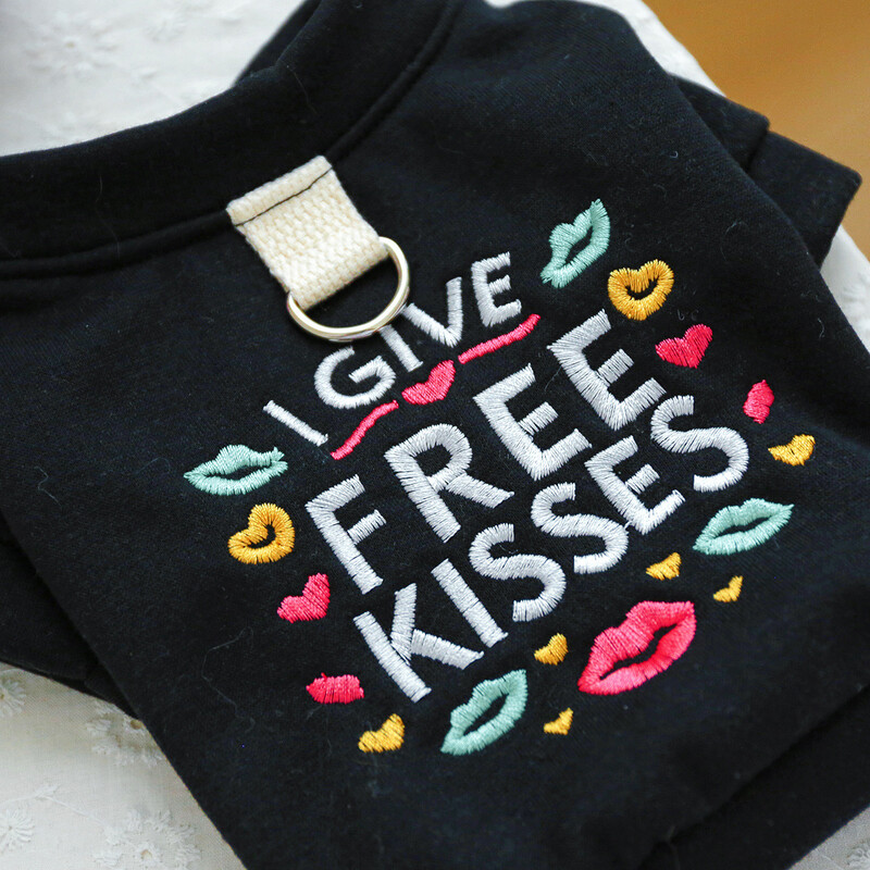 2024. Nova jesensko-zimska odjeća za pse, crne majice s kapuljačom za pse s slovom za male srednje pse, kardigan za psiće Yorkieja, kaput Odjeća za kućne ljubimce