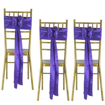 25 kom satenskih pojaseva za stolice Univerzalna navlaka za stolice Mašna vrpca za dekoracije za svatove Rođendan Božić Baby Shower Vezica za leđa