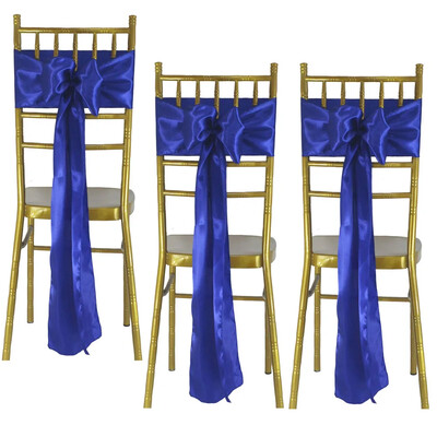 25 kom satenskih pojaseva za stolice Univerzalna navlaka za stolice Mašna vrpca za dekoracije za svatove Rođendan Božić Baby Shower Vezica za leđa