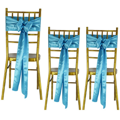 25 kom satenskih pojaseva za stolice Univerzalna navlaka za stolice Mašna vrpca za dekoracije za svatove Rođendan Božić Baby Shower Vezica za leđa