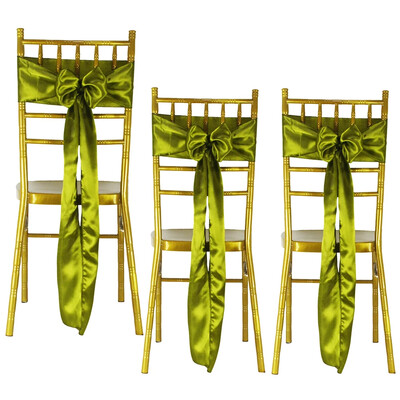 25 kom satenskih pojaseva za stolice Univerzalna navlaka za stolice Mašna vrpca za dekoracije za svatove Rođendan Božić Baby Shower Vezica za leđa