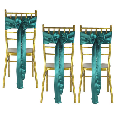 25 kom satenskih pojaseva za stolice Univerzalna navlaka za stolice Mašna vrpca za dekoracije za svatove Rođendan Božić Baby Shower Vezica za leđa