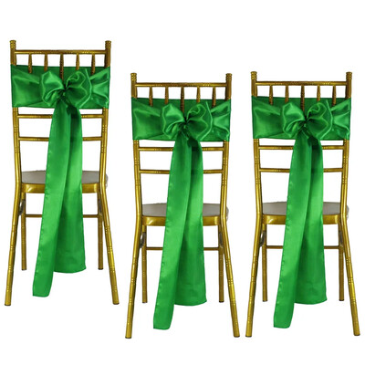 25 kom satenskih pojaseva za stolice Univerzalna navlaka za stolice Mašna vrpca za dekoracije za svatove Rođendan Božić Baby Shower Vezica za leđa