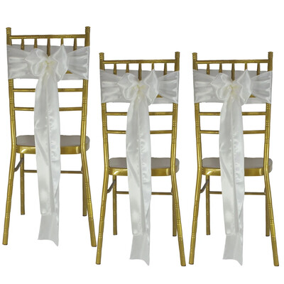 25 kom satenskih pojaseva za stolice Univerzalna navlaka za stolice Mašna vrpca za dekoracije za svatove Rođendan Božić Baby Shower Vezica za leđa