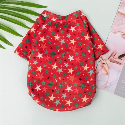 Haine pentru câini de Crăciun Pulover pentru pisici de companie din desene animate Haine pentru câini de iarnă pentru câini de talie mică, mijlocie, costum de cățeluș, Cadouri de vacanță de Anul Nou