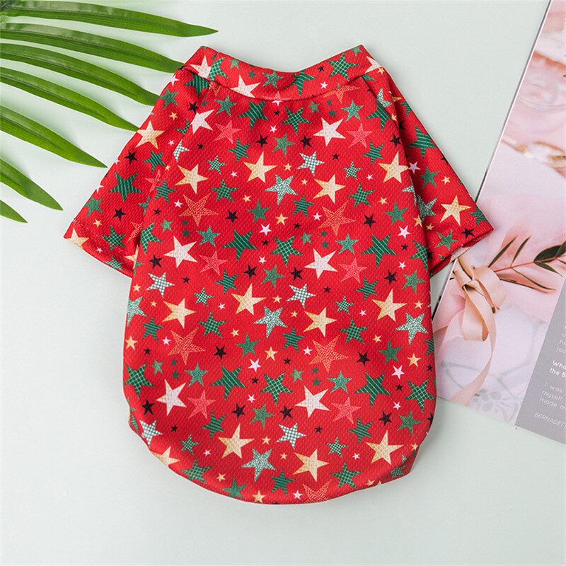 Haine pentru câini de Crăciun Pulover pentru pisici de companie din desene animate Haine pentru câini de iarnă pentru câini de talie mică, mijlocie, costum de cățeluș, Cadouri de vacanță de Anul Nou