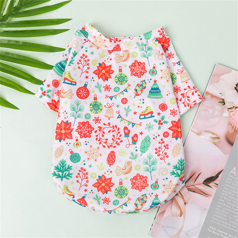 Haine pentru câini de Crăciun Pulover pentru pisici de companie din desene animate Haine pentru câini de iarnă pentru câini de talie mică, mijlocie, costum de cățeluș, Cadouri de vacanță de Anul Nou