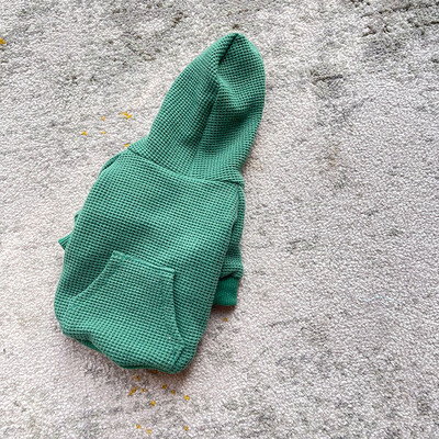 Hoodie s kapuljačom od slatkiša za pse Odjeća za kućne ljubimce Jesen Zima Vafl Pamučni džemper Teddy Bichon Odjeća za debele pse Odjeća za mačke Odjeća za mačke Kostim za pse Predmeti za kućne ljubimce