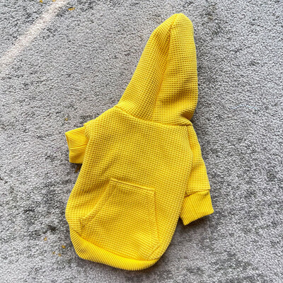 Hoodie s kapuljačom od slatkiša za pse Odjeća za kućne ljubimce Jesen Zima Vafl Pamučni džemper Teddy Bichon Odjeća za debele pse Odjeća za mačke Odjeća za mačke Kostim za pse Predmeti za kućne ljubimce