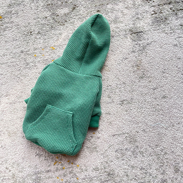 Hoodie s kapuljačom od slatkiša za pse Odjeća za kućne ljubimce Jesen Zima Vafl Pamučni džemper Teddy Bichon Odjeća za debele pse Odjeća za mačke Odjeća za mačke Kostim za pse Predmeti za kućne ljubimce