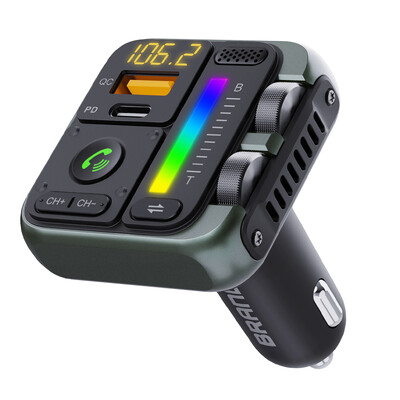 2023 Bluetooth 5.3 auto juhtmeta FM-saatja raadioadapter PD30W QC3.0 kiirlaadimine auto MP3 U ketasmuusikapleieri tarvikud