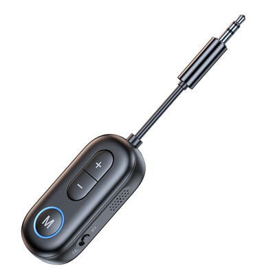 Πομπός και δέκτης ήχου Bluetooth 5.4 2 σε 1 Ασύρματος προσαρμογέας ήχου Aux 3,5 mm Πομπός Bluetooth για ακουστικά αυτοκινήτου τηλεόρασης