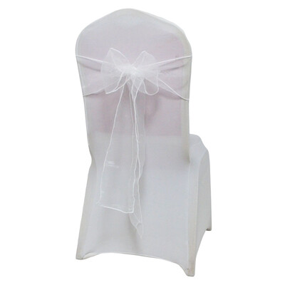 Συσκευασία 25 τμχ Φύλλα καρέκλας Organza για Διακόσμηση πάρτι γάμου Φιόγκοι Κάλυμμα καρέκλας Μπανιέρες Προμήθειες εκδηλώσεων