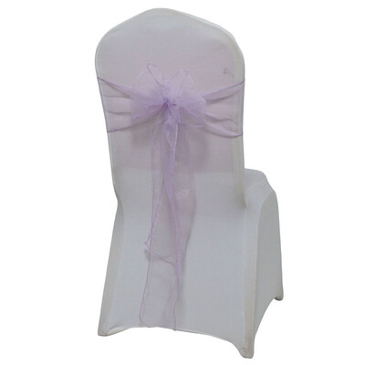 Συσκευασία 25 τμχ Φύλλα καρέκλας Organza για Διακόσμηση πάρτι γάμου Φιόγκοι Κάλυμμα καρέκλας Μπανιέρες Προμήθειες εκδηλώσεων