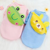 Качулки за кучета за домашни любимци с джобове Палто Пуловер за кучета с анимационни мотиви Сладко кученце Суичър Модни суичъри с качулки за котки Топли пуловери за домашни любимци Дрехи за кучета